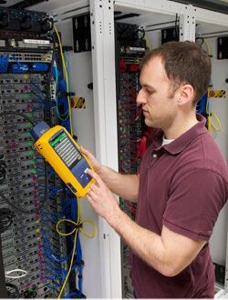 Fluke DSX-5000 Cable Analyzer Used for Structured Cabling testing